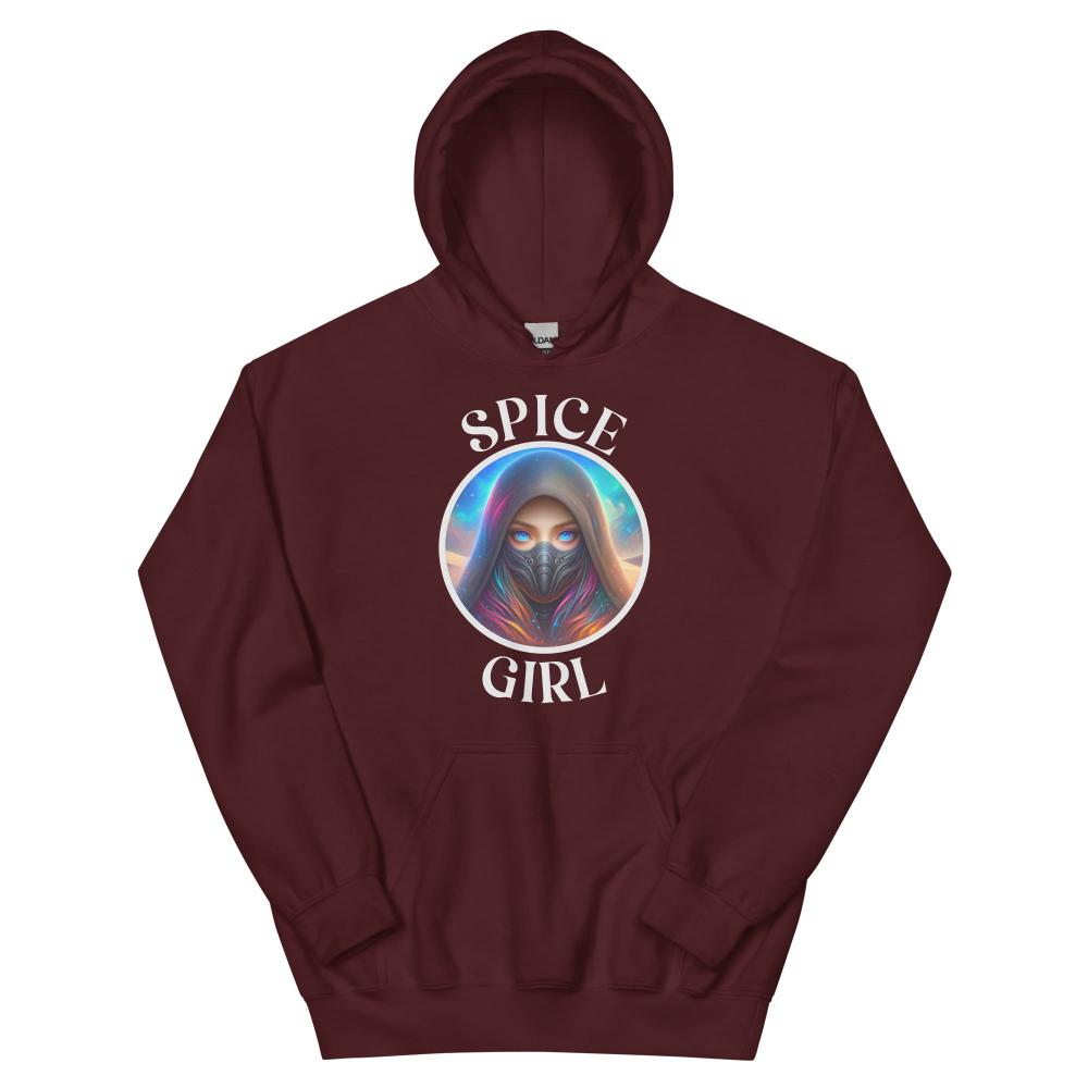 Spice Girl Hoodie - Maroon Color - https://ascensionemporium.net